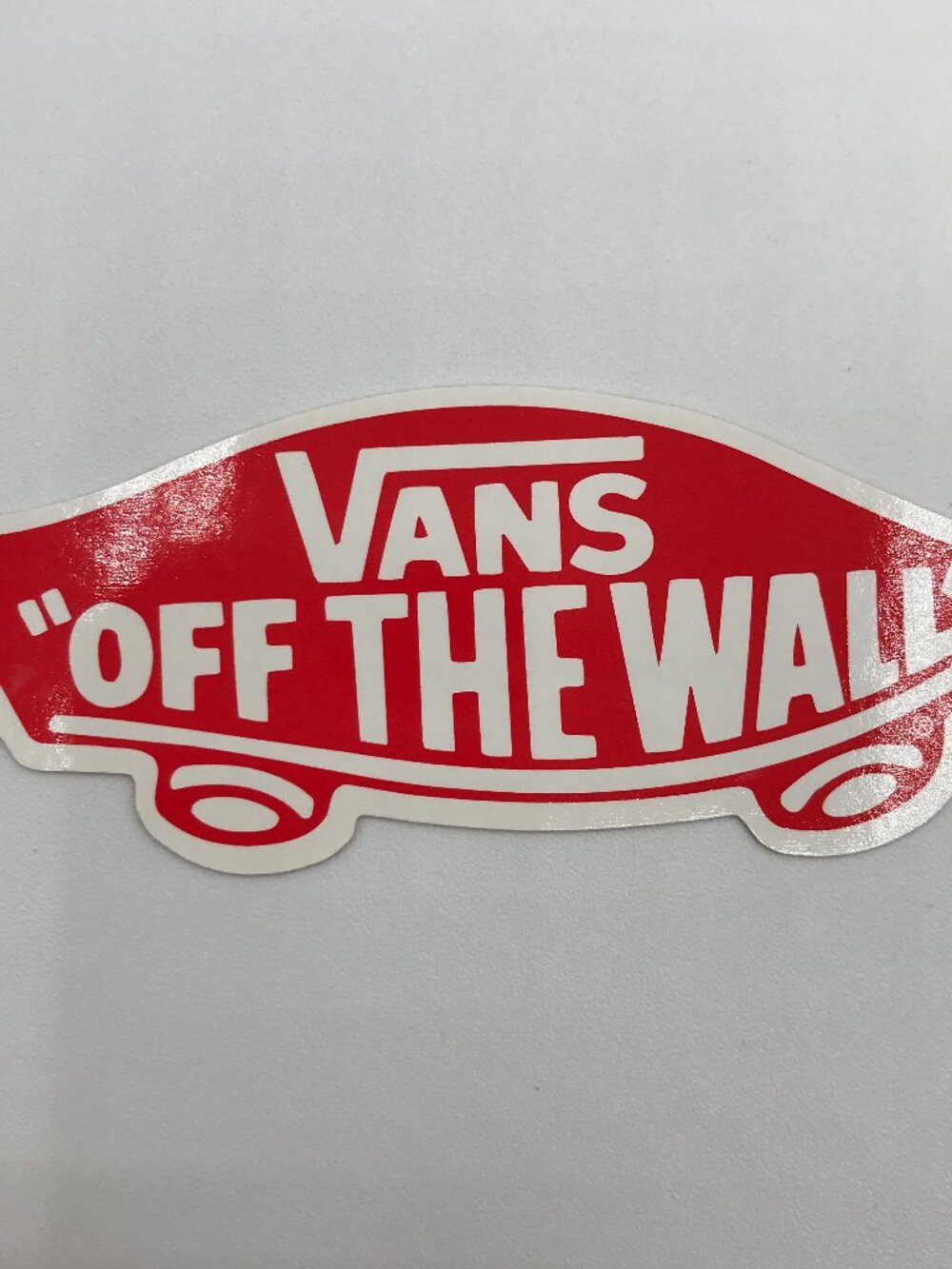 Vans Off The Wall 3.5" X 1.5" Sticker